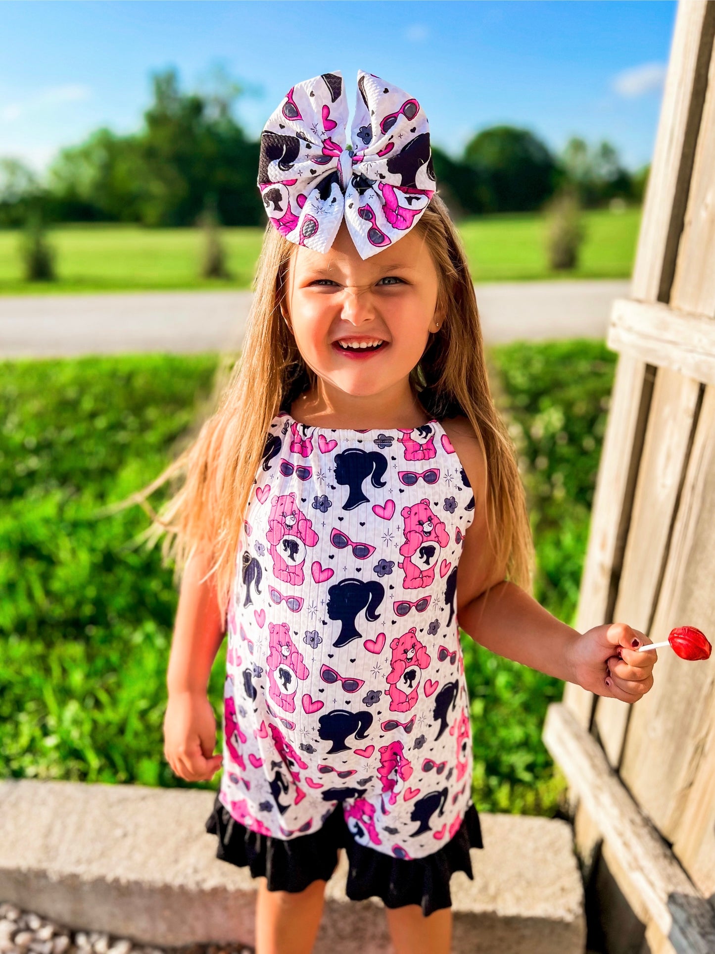 ROSE RUFFLE ROMPER