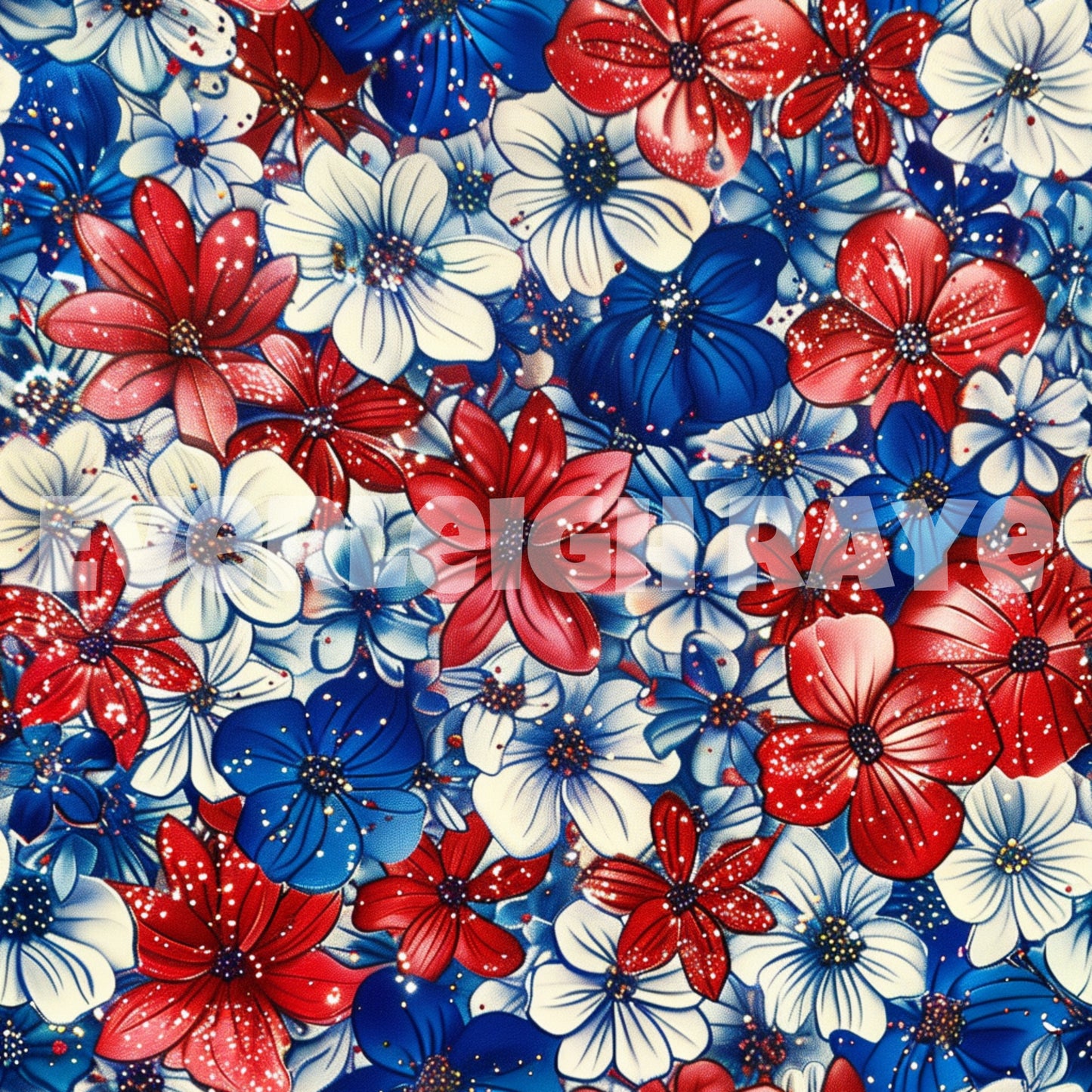 Sparkling floral
