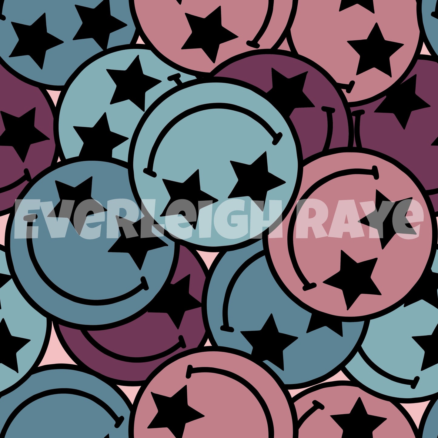 Purple/Blue smiley