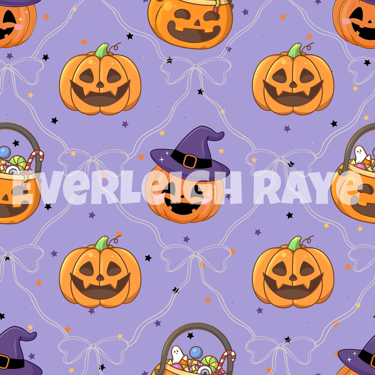 Purple Halloween Pumpkins