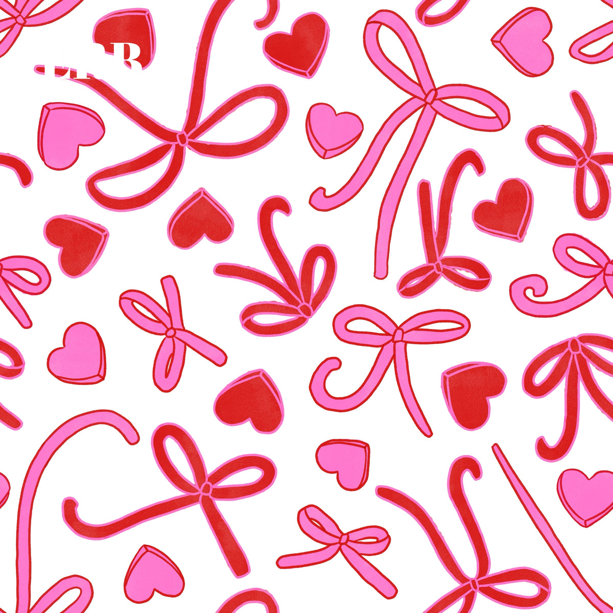 Valentine Bow Hearts