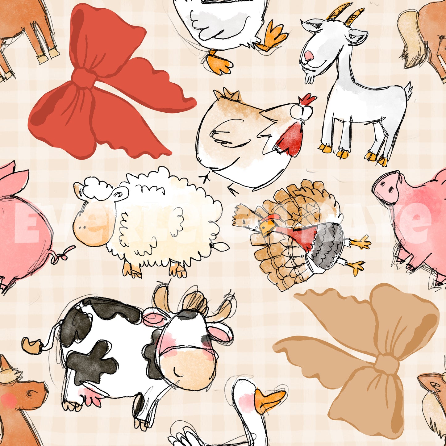 Farm Animal bows