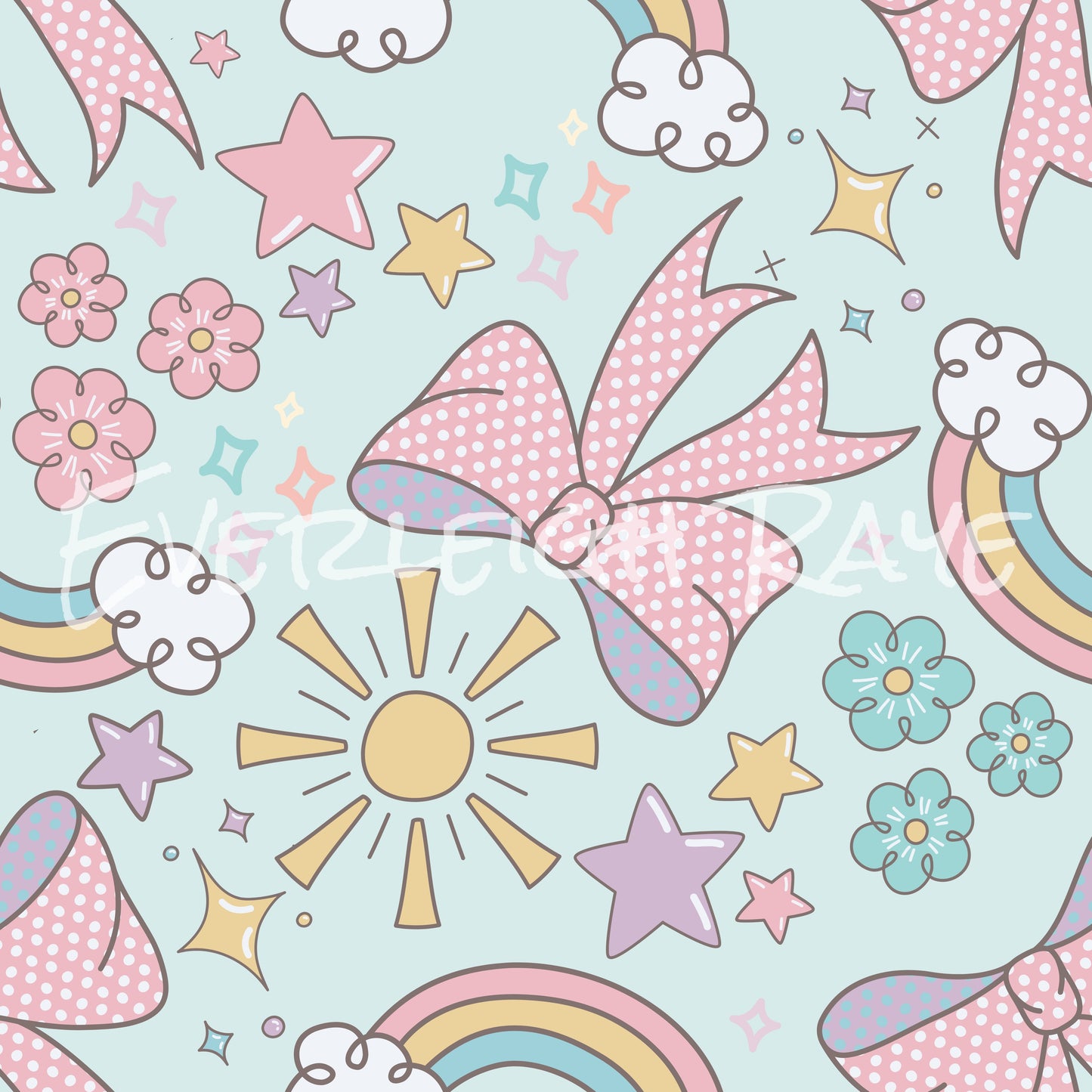 Spring polka dot Bows