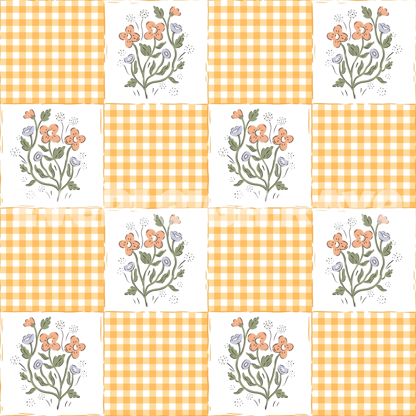 Spring gingham checks