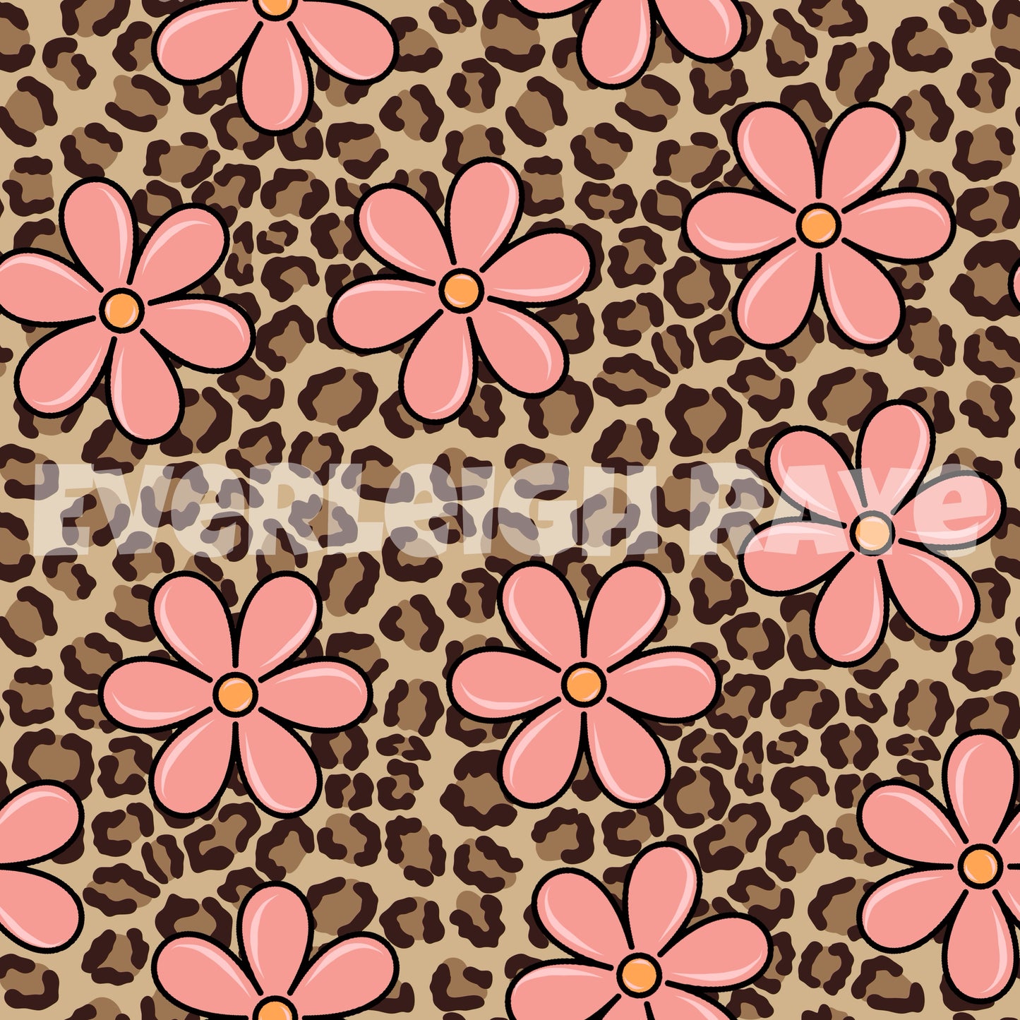 Leopard floral