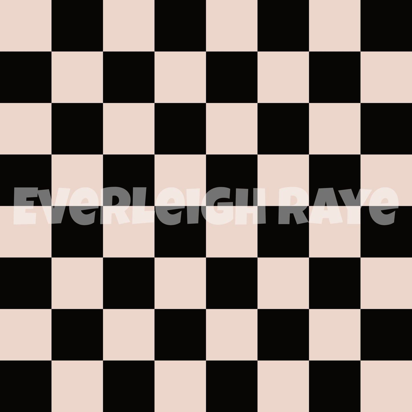 Black/cream checks