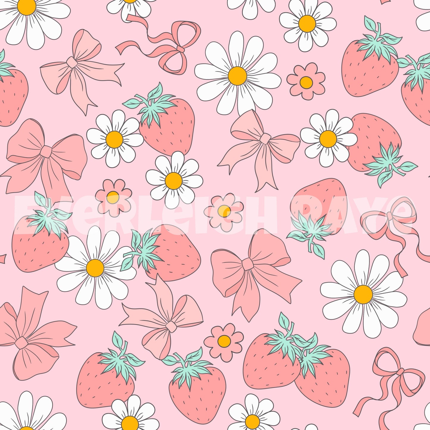 Strawberries & Bows