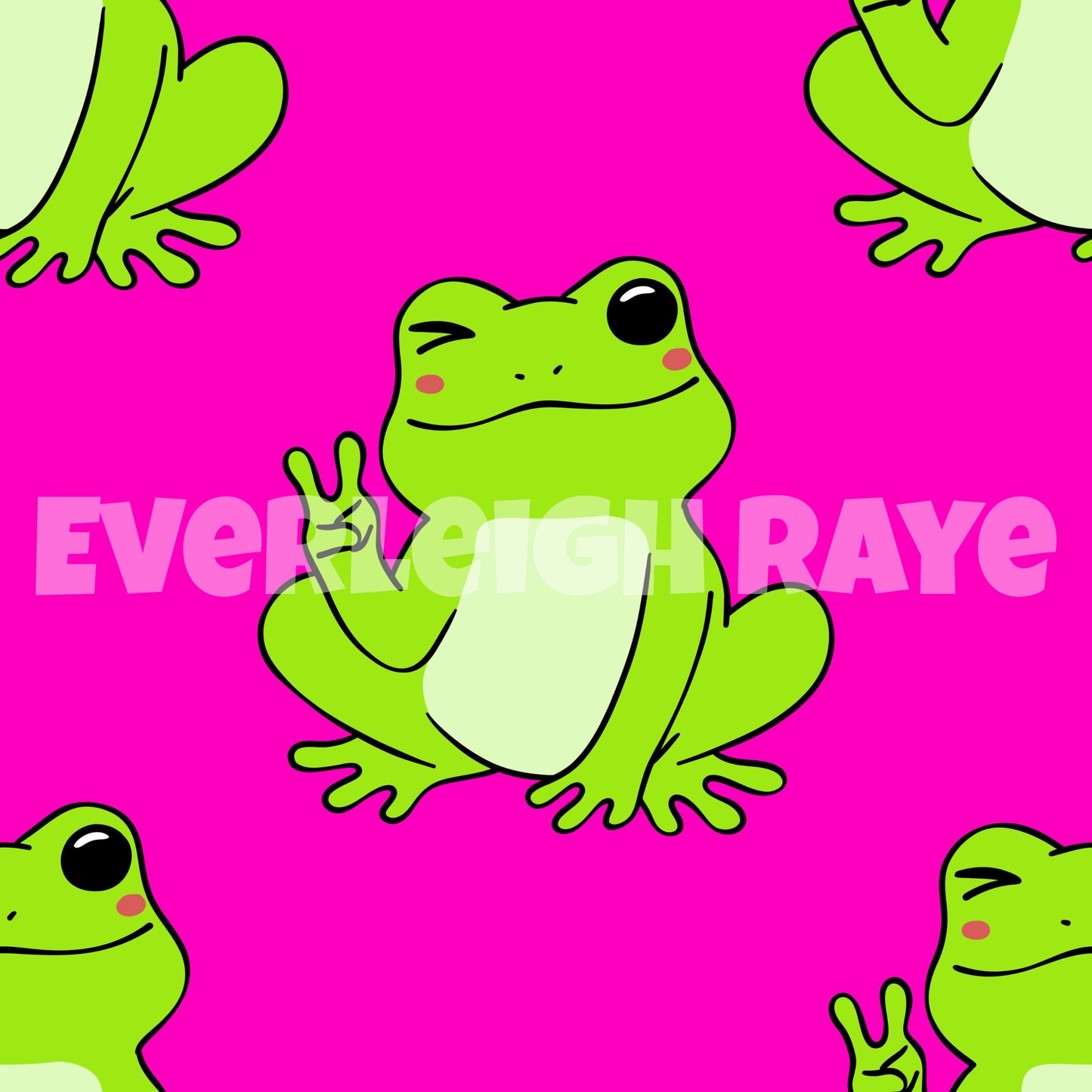 Neon frogs