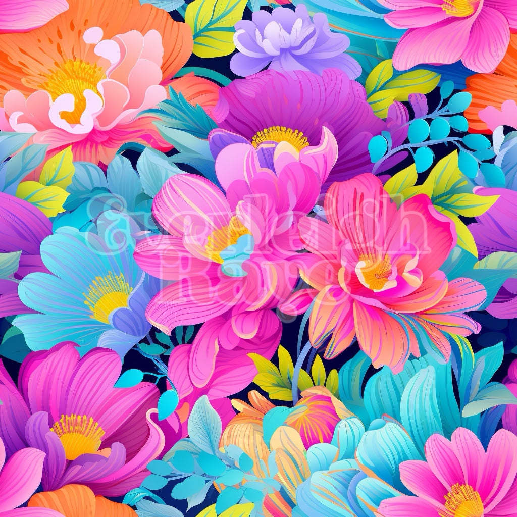Neon floral-9