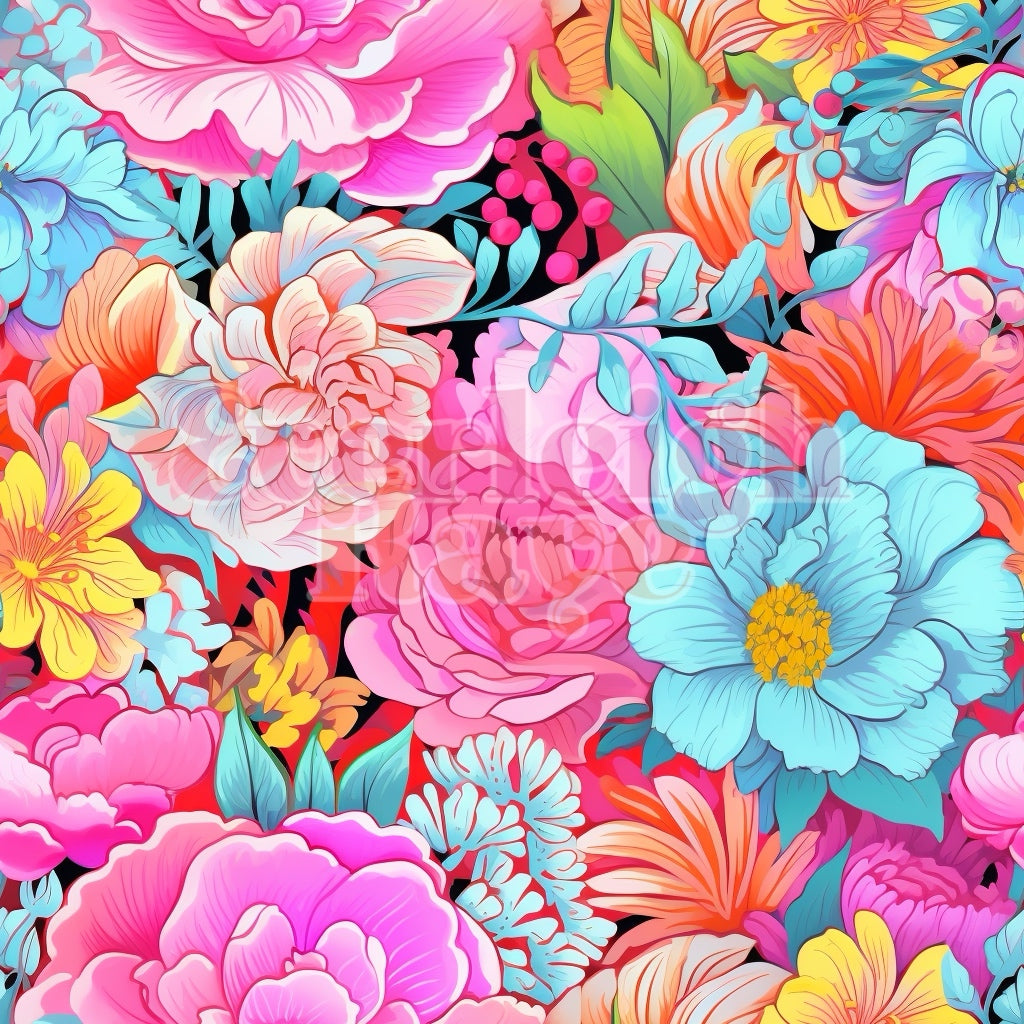Neon floral-8