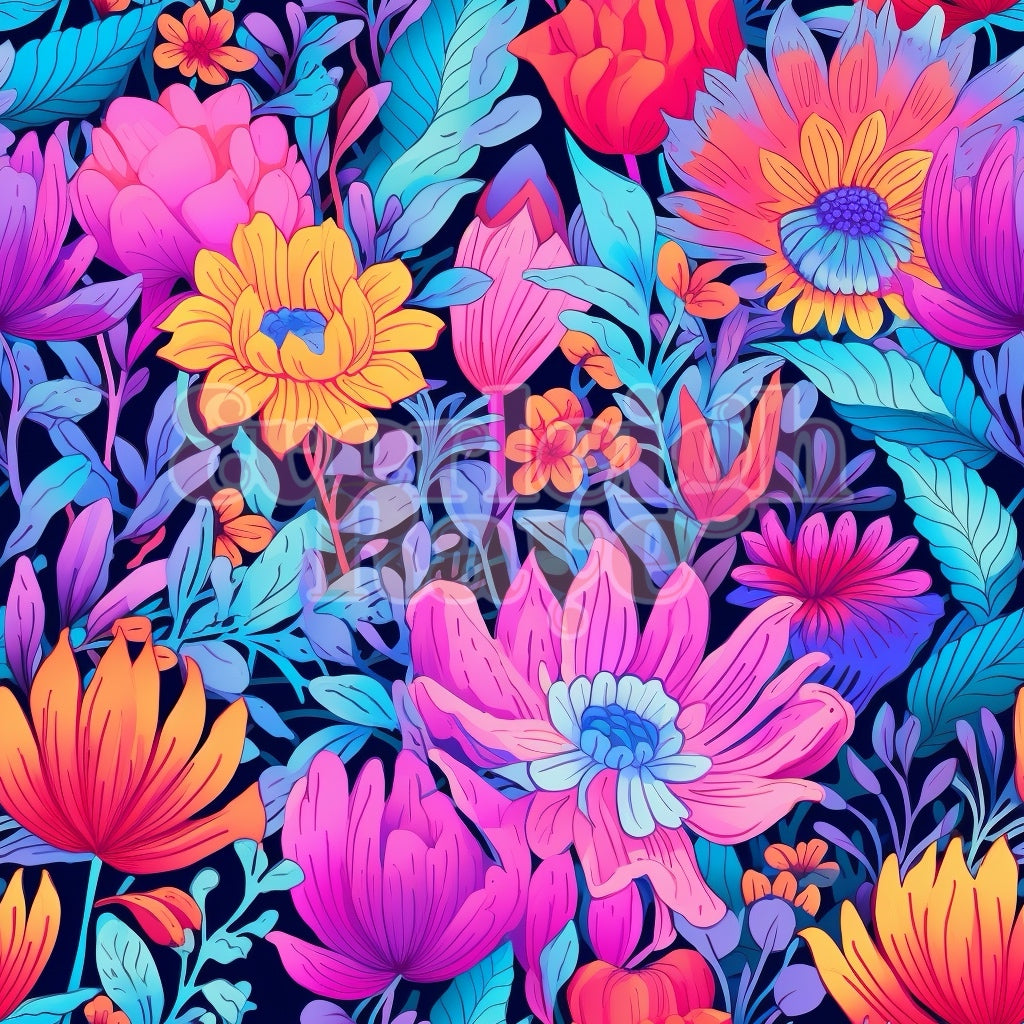 Neon floral-7