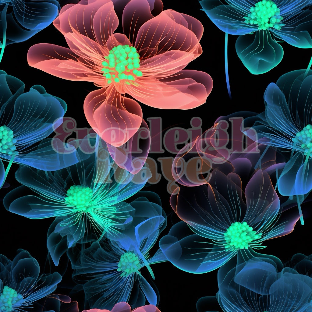 Neon floral-3