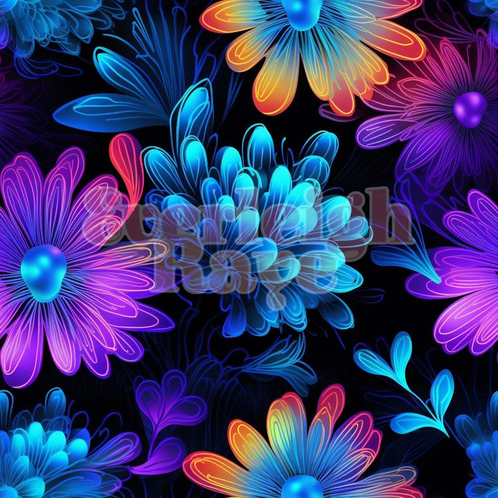 Neon floral-2