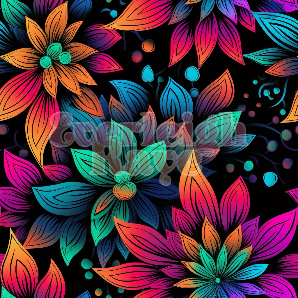 Neon floral-1