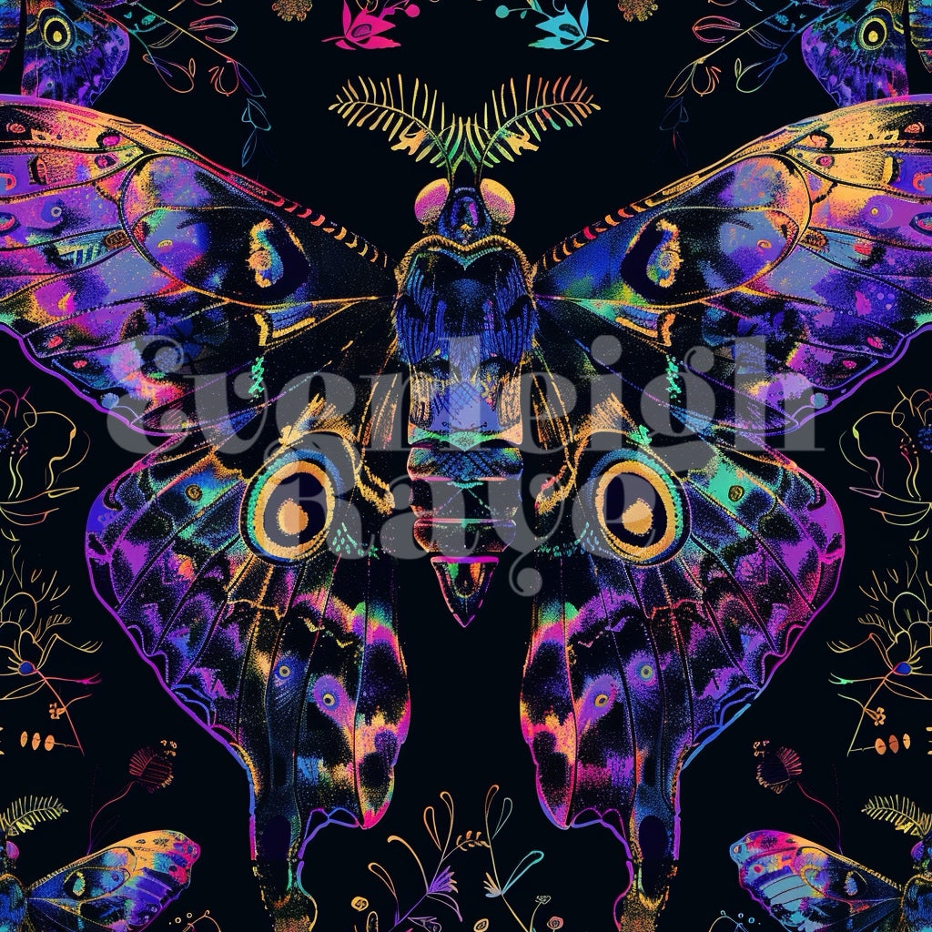 Neon moth