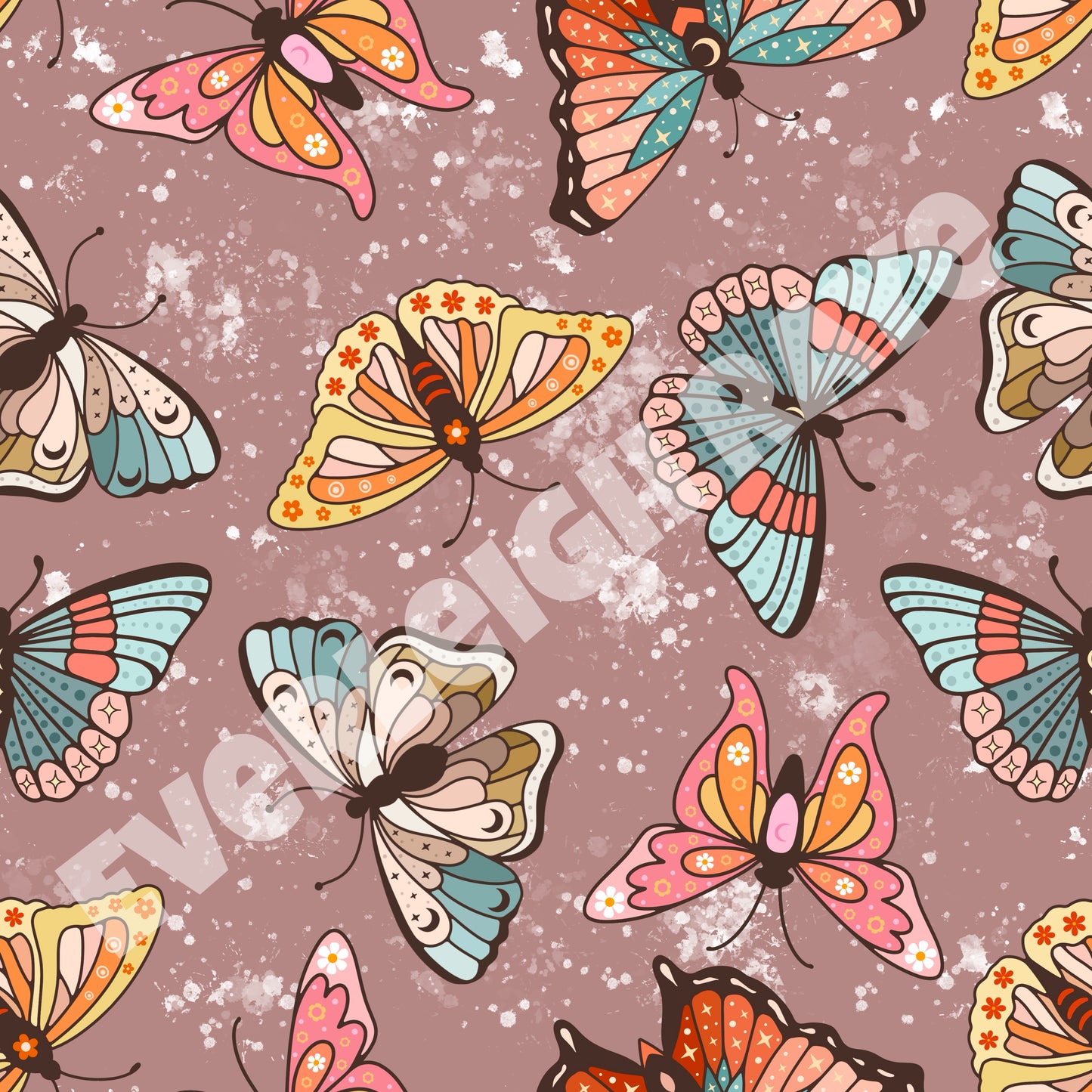 RETRO BUTTERFLY MAUVE