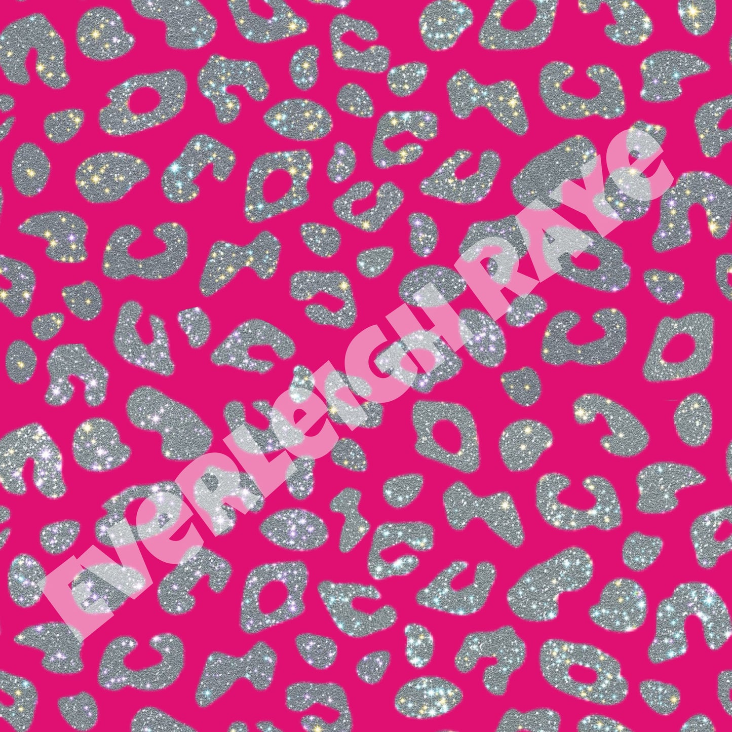 Pink glitter Leopard