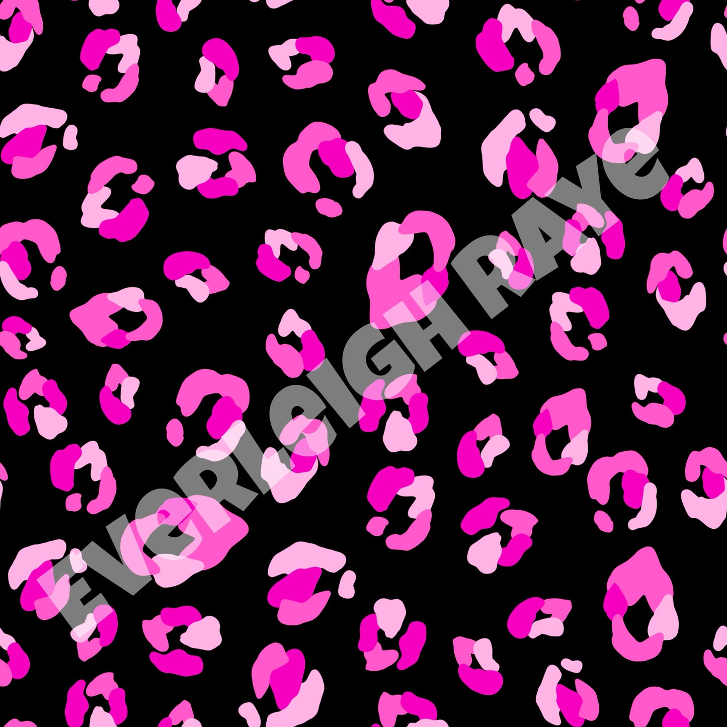 Black/pink Leopard