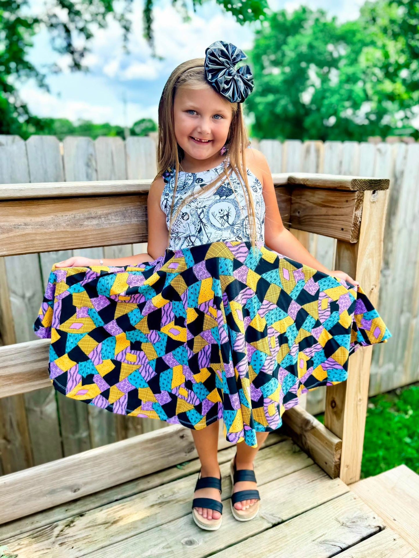 TIE BRIELLE DRESS