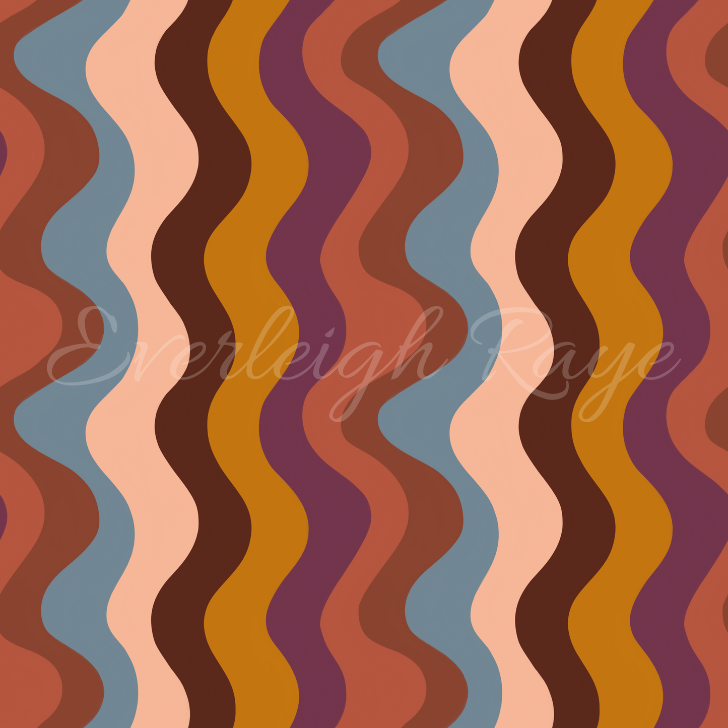 Fall Wavy Stripes