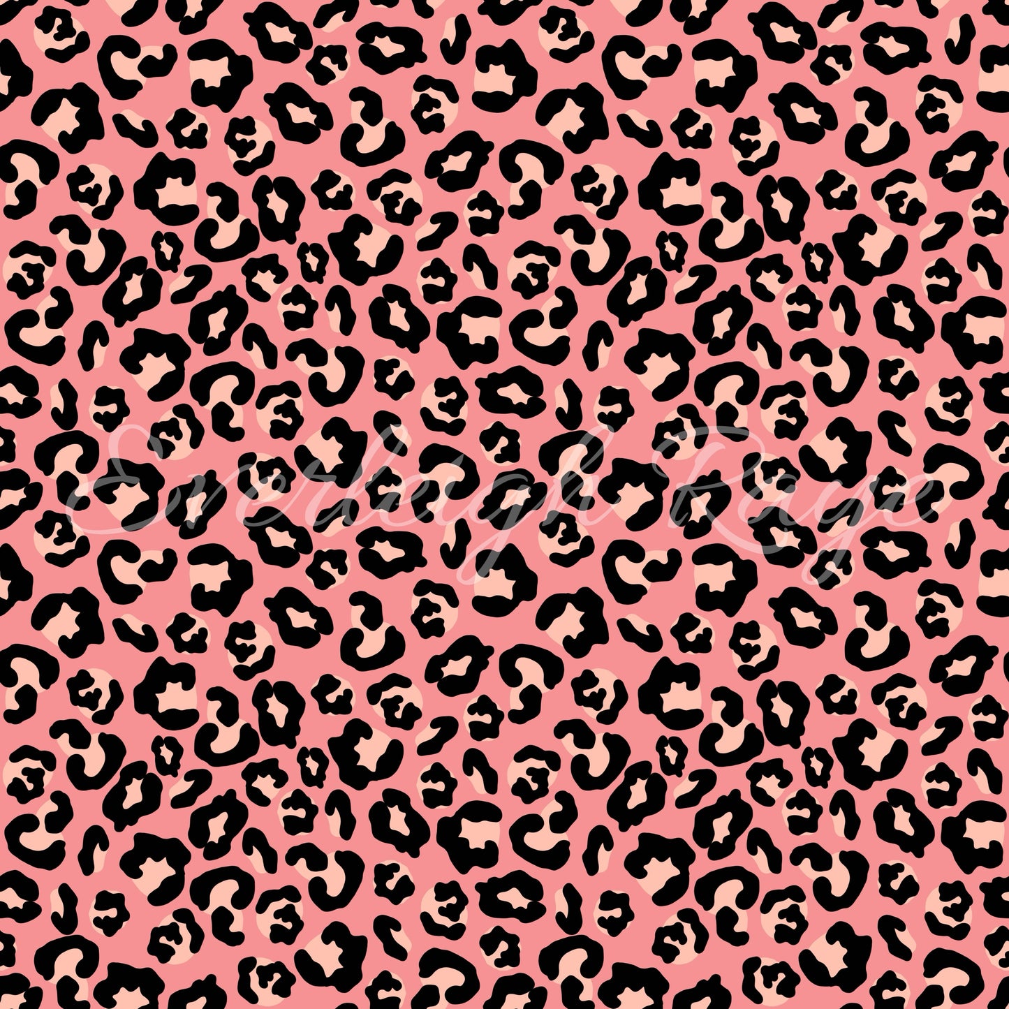 Pink/Black Leopard