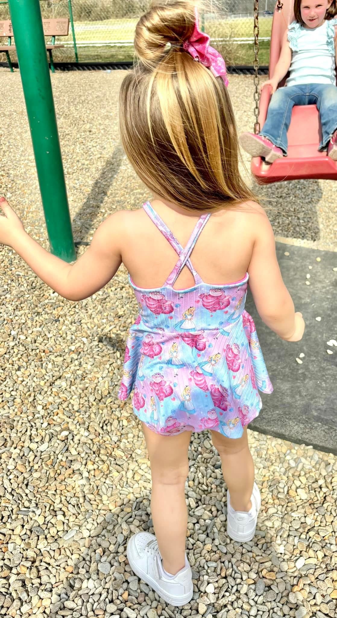 CROSS BACK BRIELLE PEPLUM