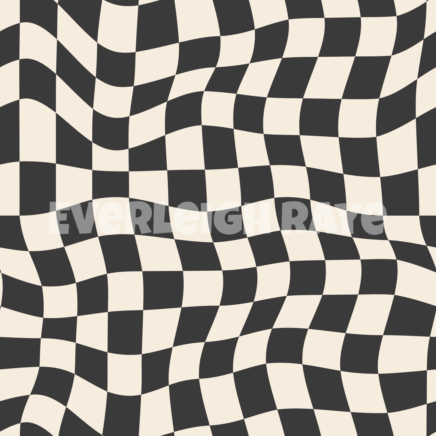 BLACK WAVY CHECKS
