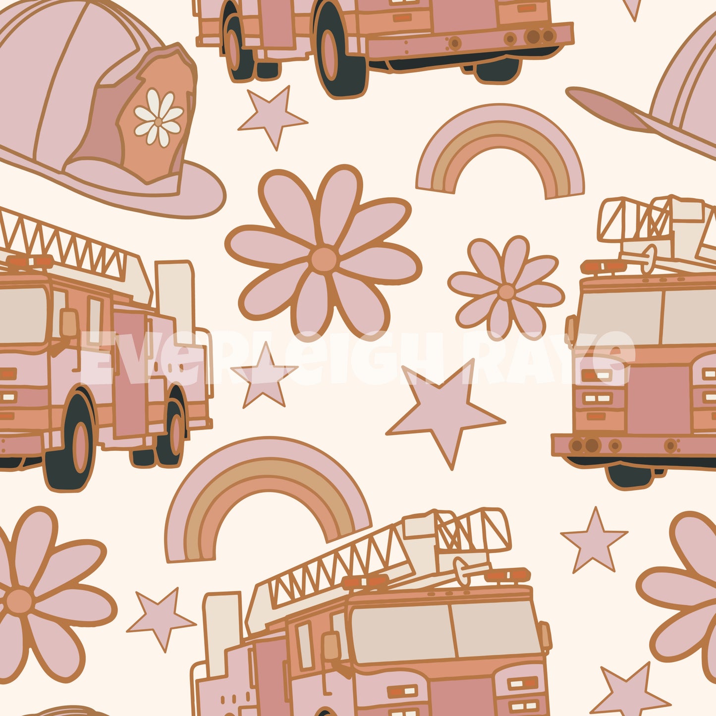CREAM FIRETRUCK