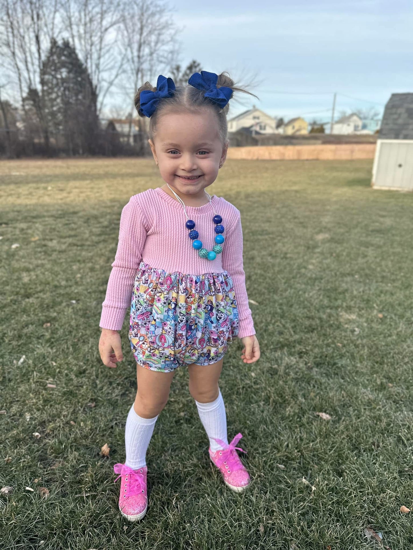 LONG SLEEVE BUBBLE ROMPER
