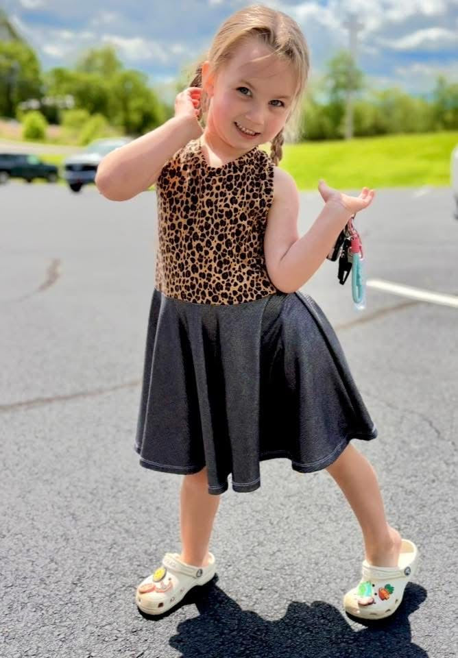 RACER BACK TWIRL DRESS