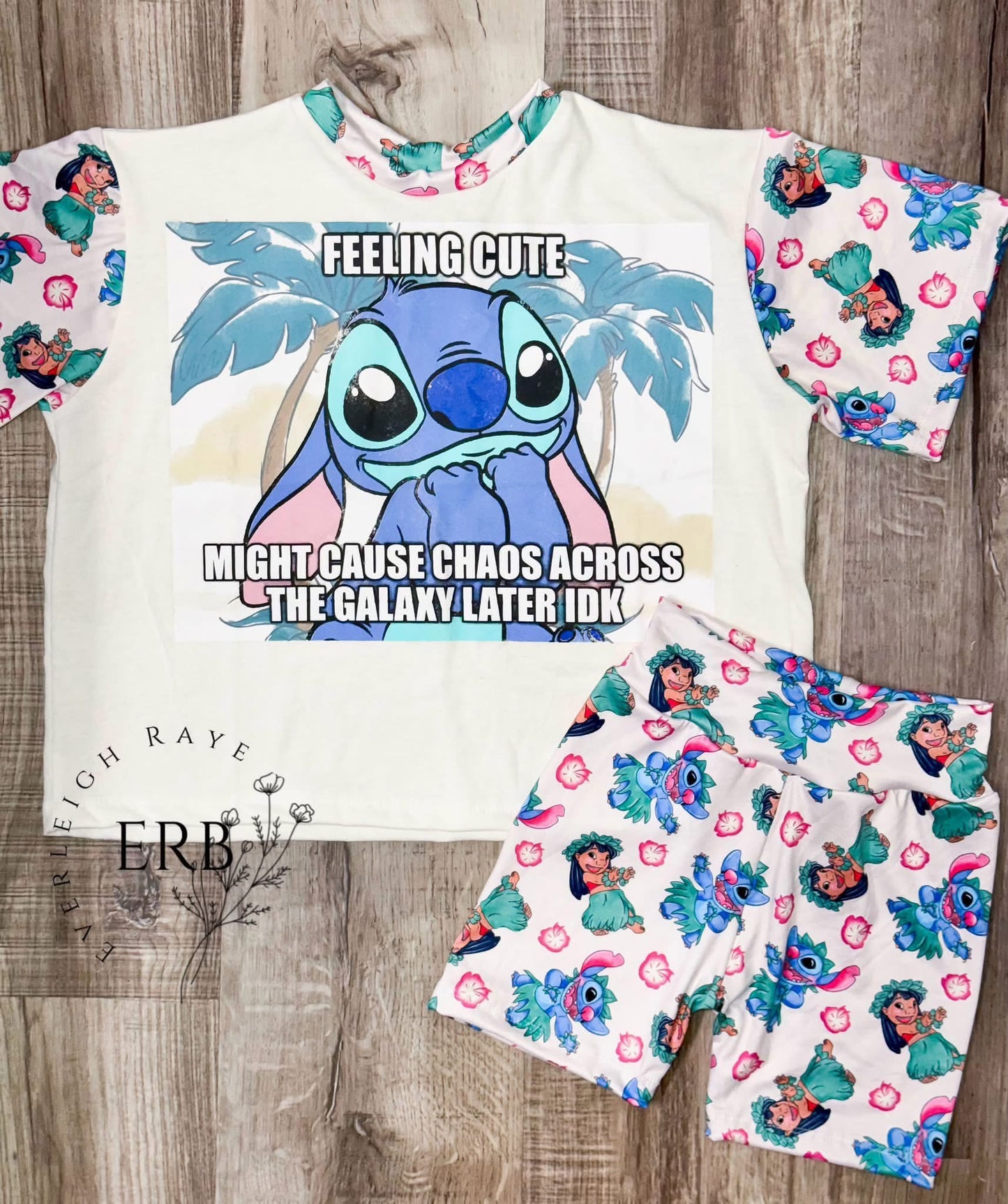 4T Comfy Tee biker Upcycle