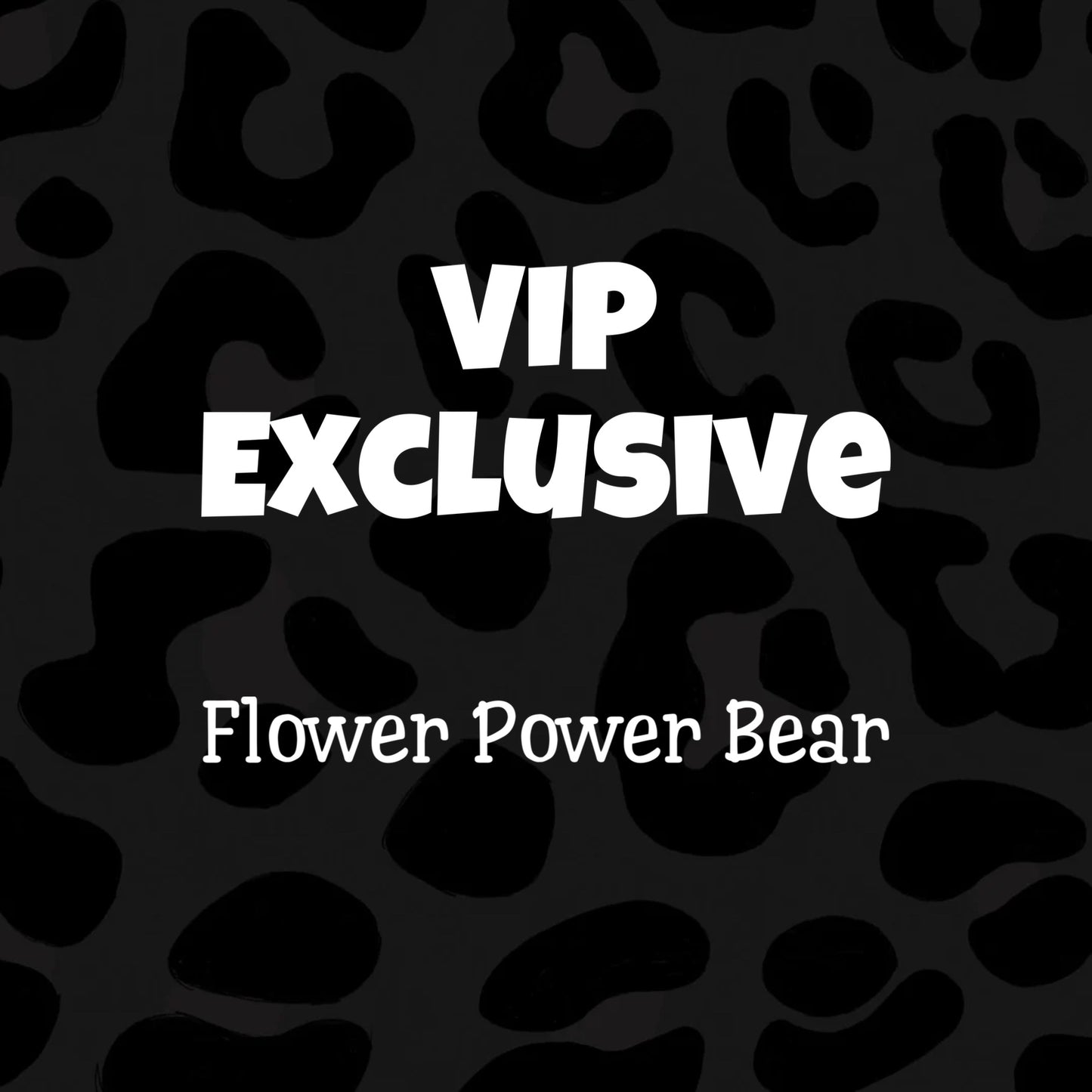 FLOWER POWER BEAR