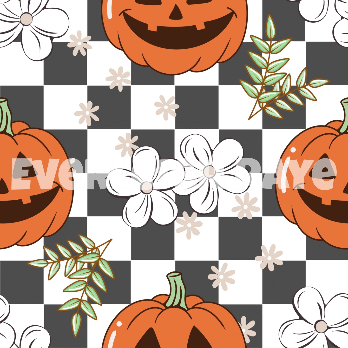 Floral pumpkin