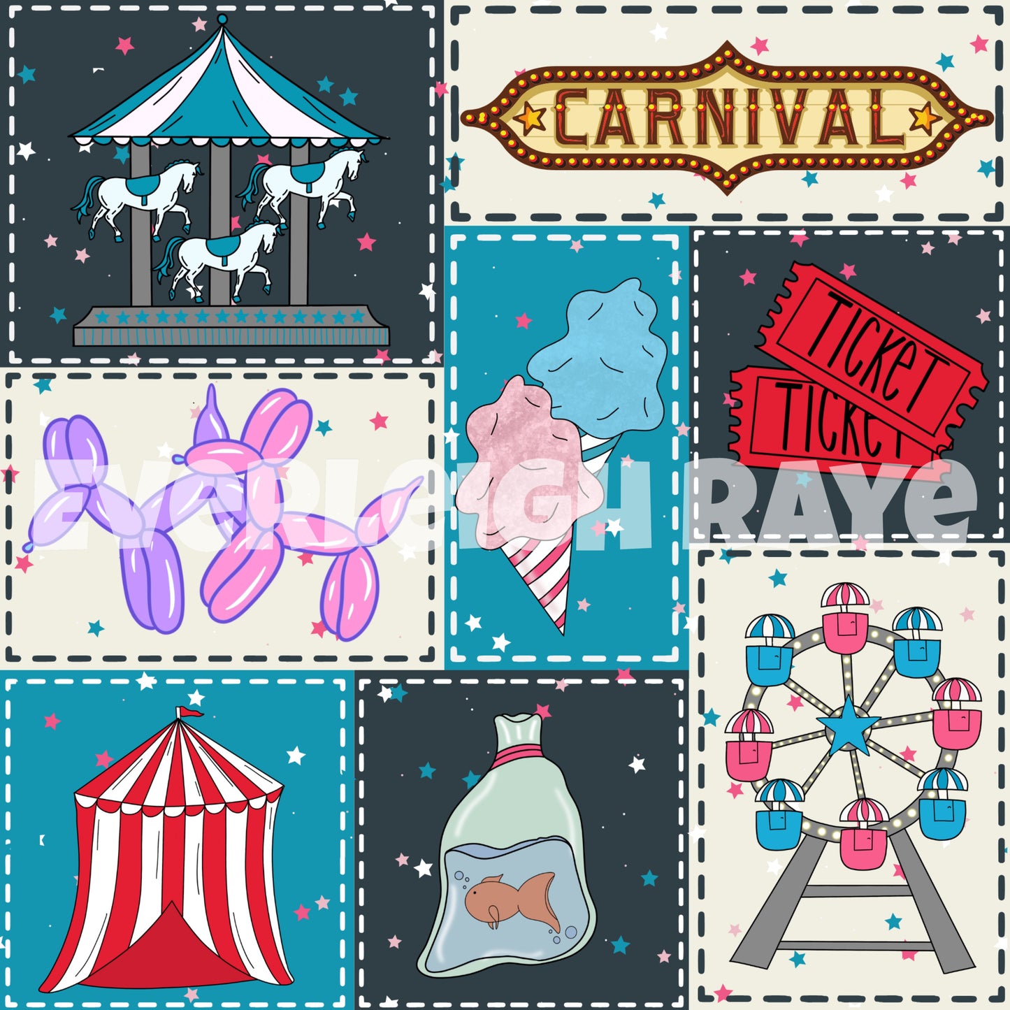 Carnival patchwork