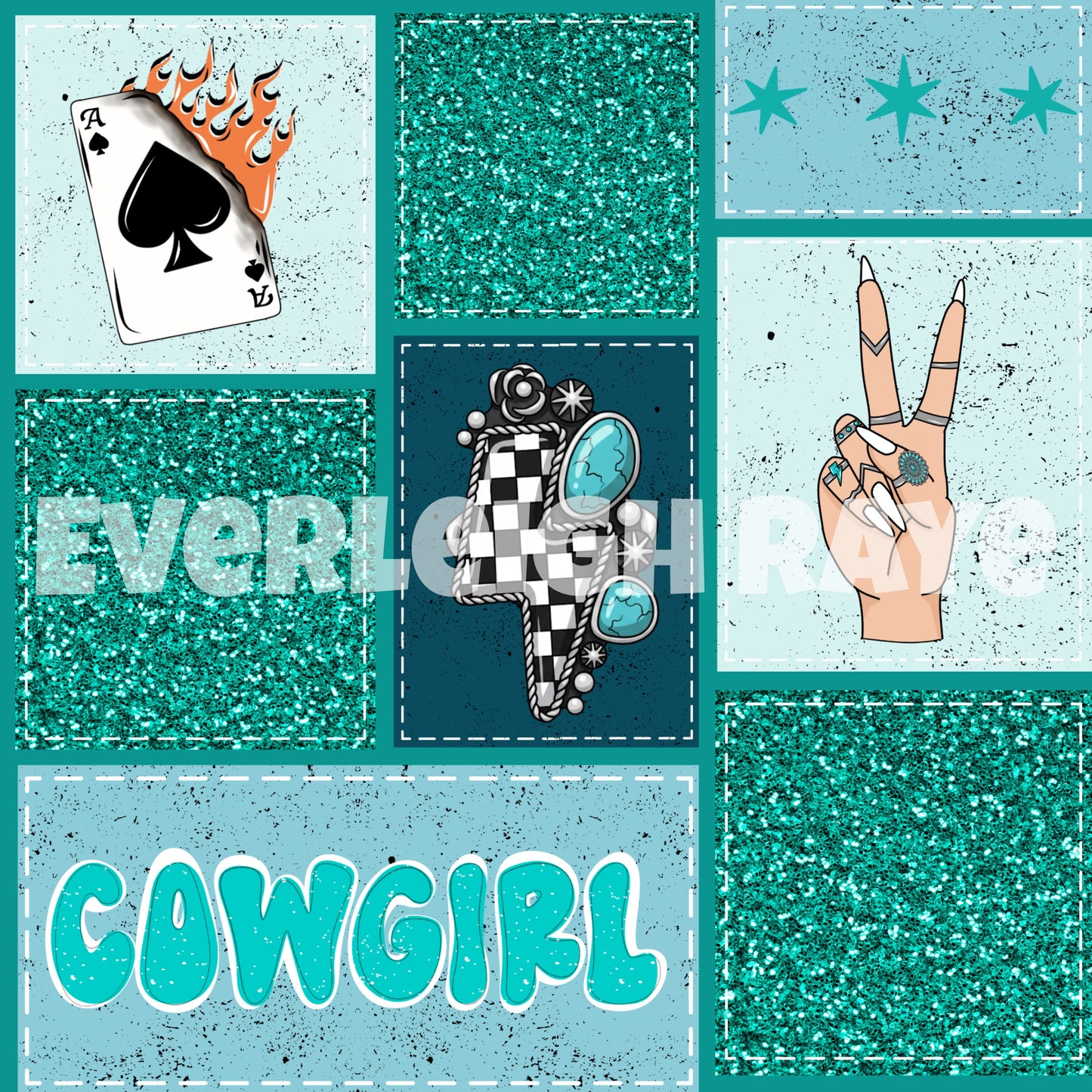 Cowgirl patchwork