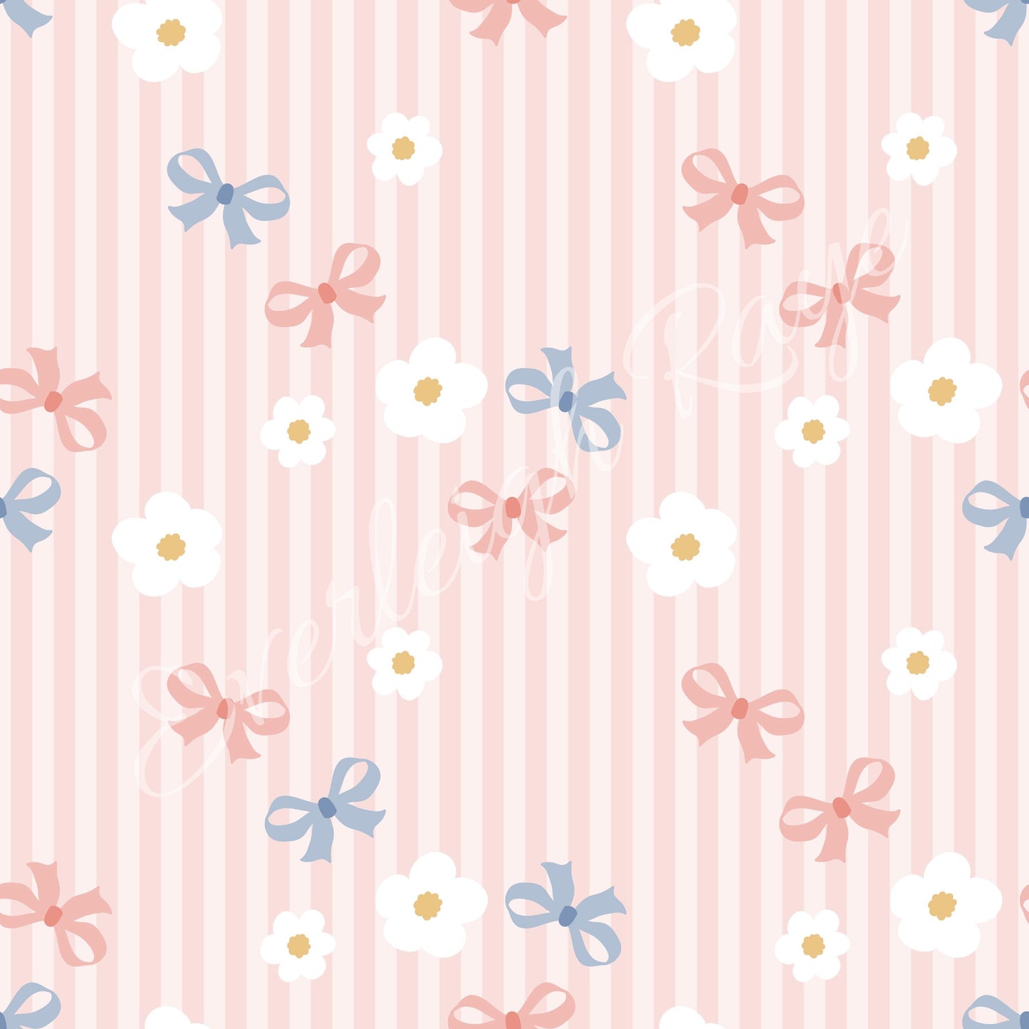 DAINTY FLORAL BOWS