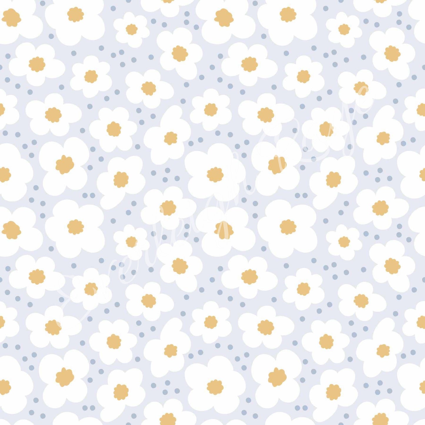 DAINTY BLUE FLOWERS