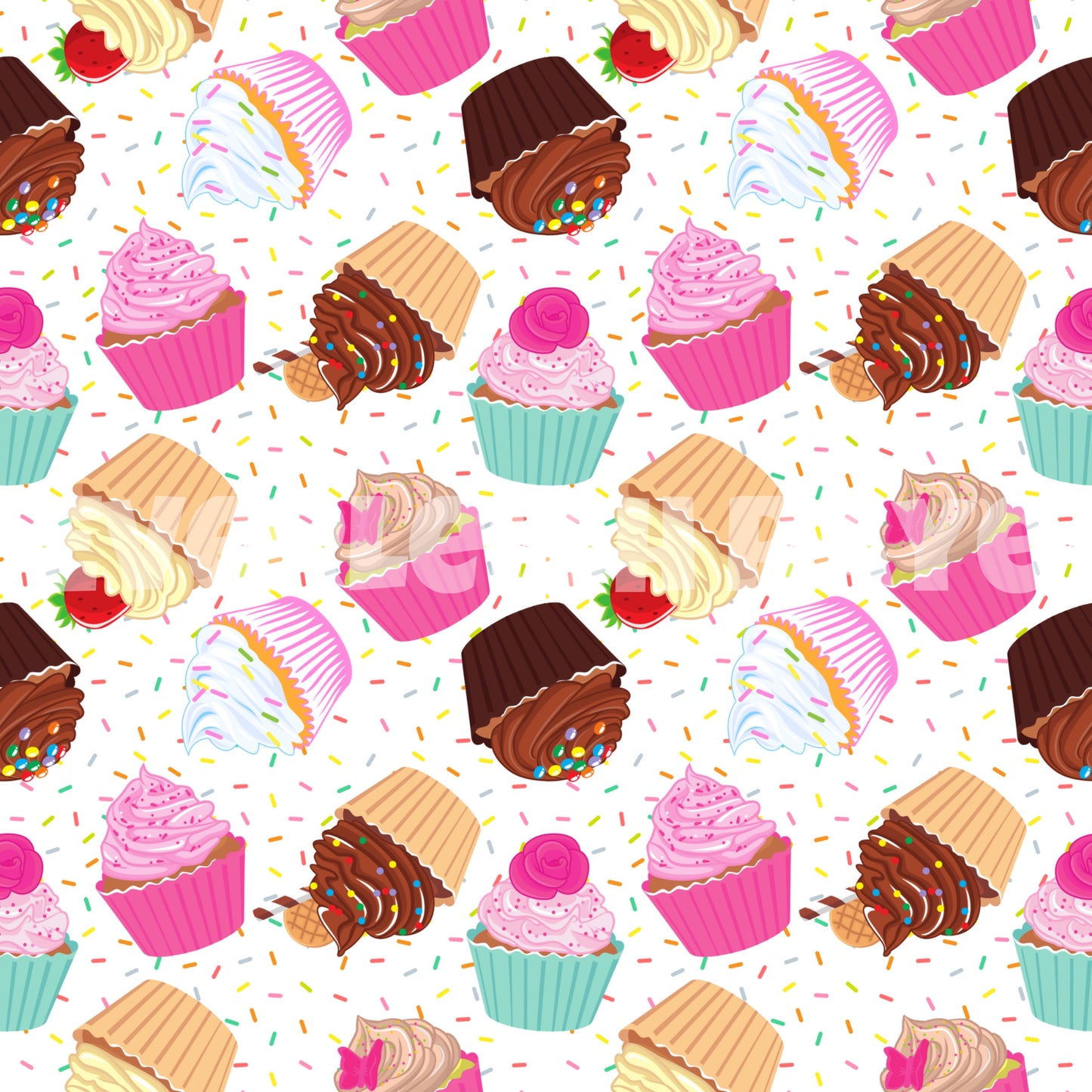 Cupcakes & sprinkles