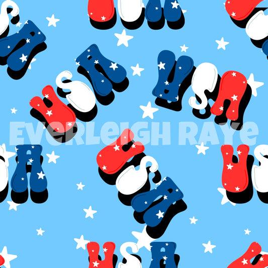 USA blue