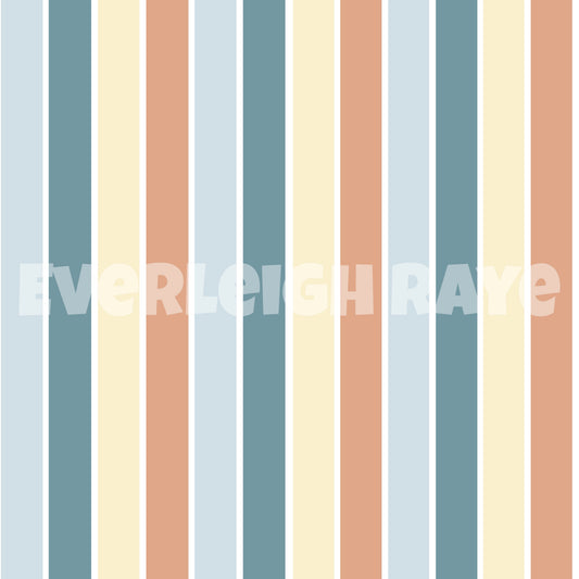 Yellow/Blue smiley stripes