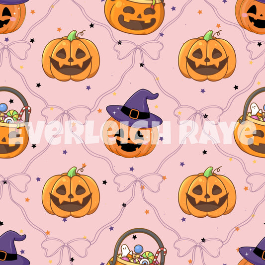 Pink Halloween Pumpkins