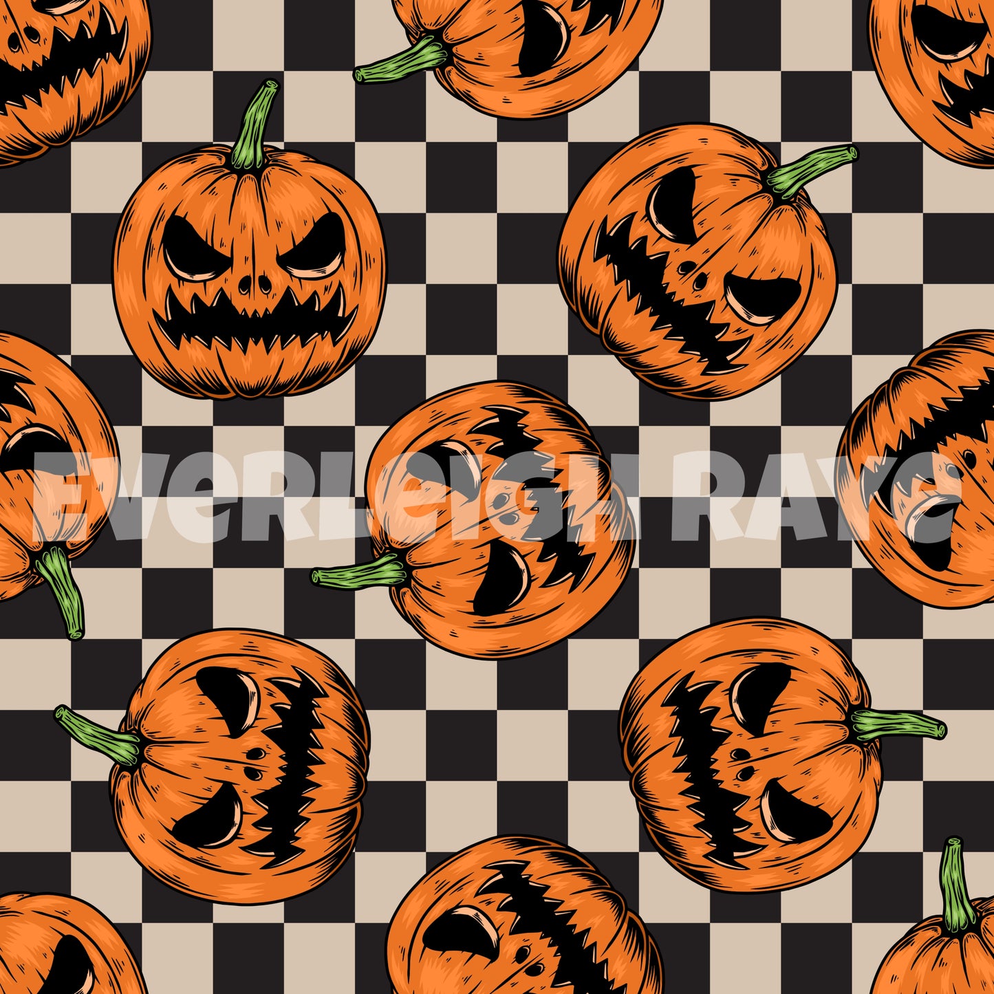 Checkered pumpkins