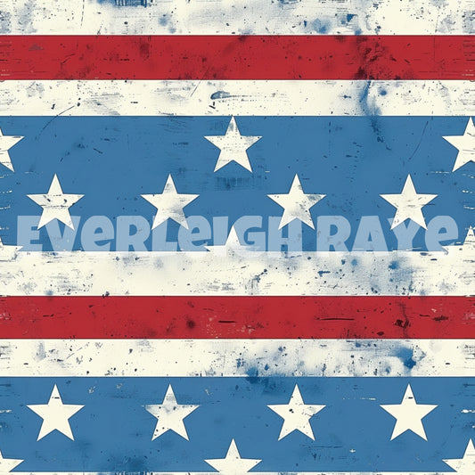 Distressed stars & stripes