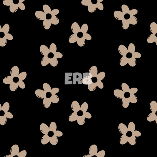 Black floral