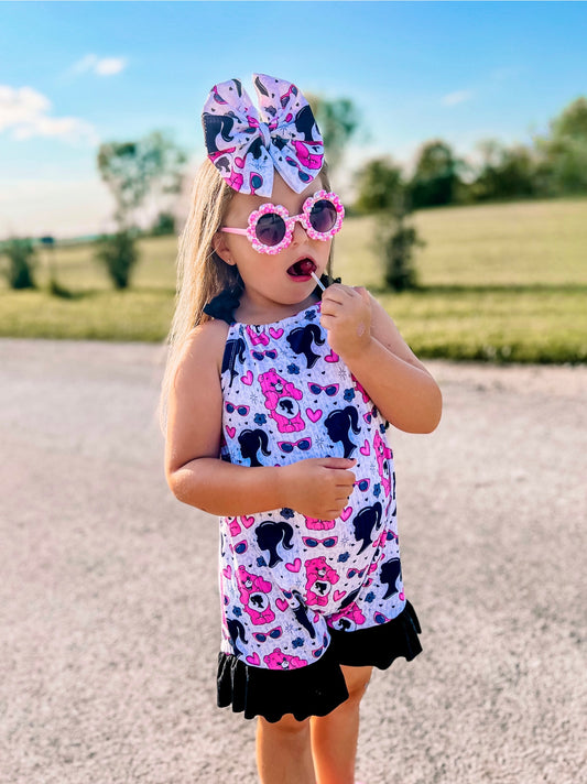 ROSE RUFFLE ROMPER