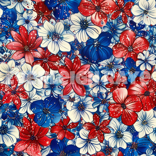 Sparkling floral