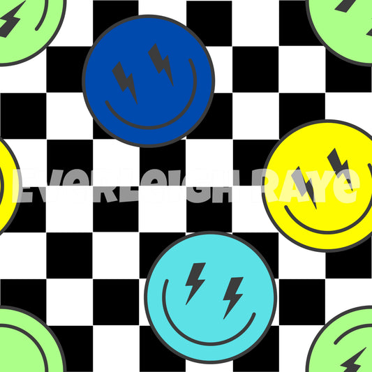 Black Checkered Smiles