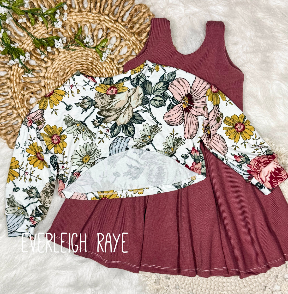 2T Tank Brielle dress & LS Honey Crop