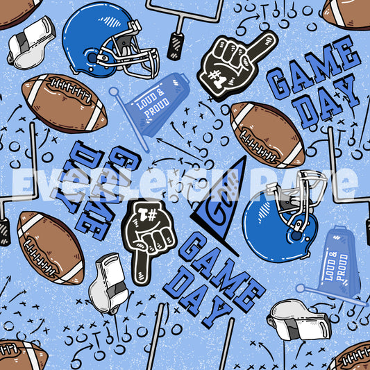 Game day blue