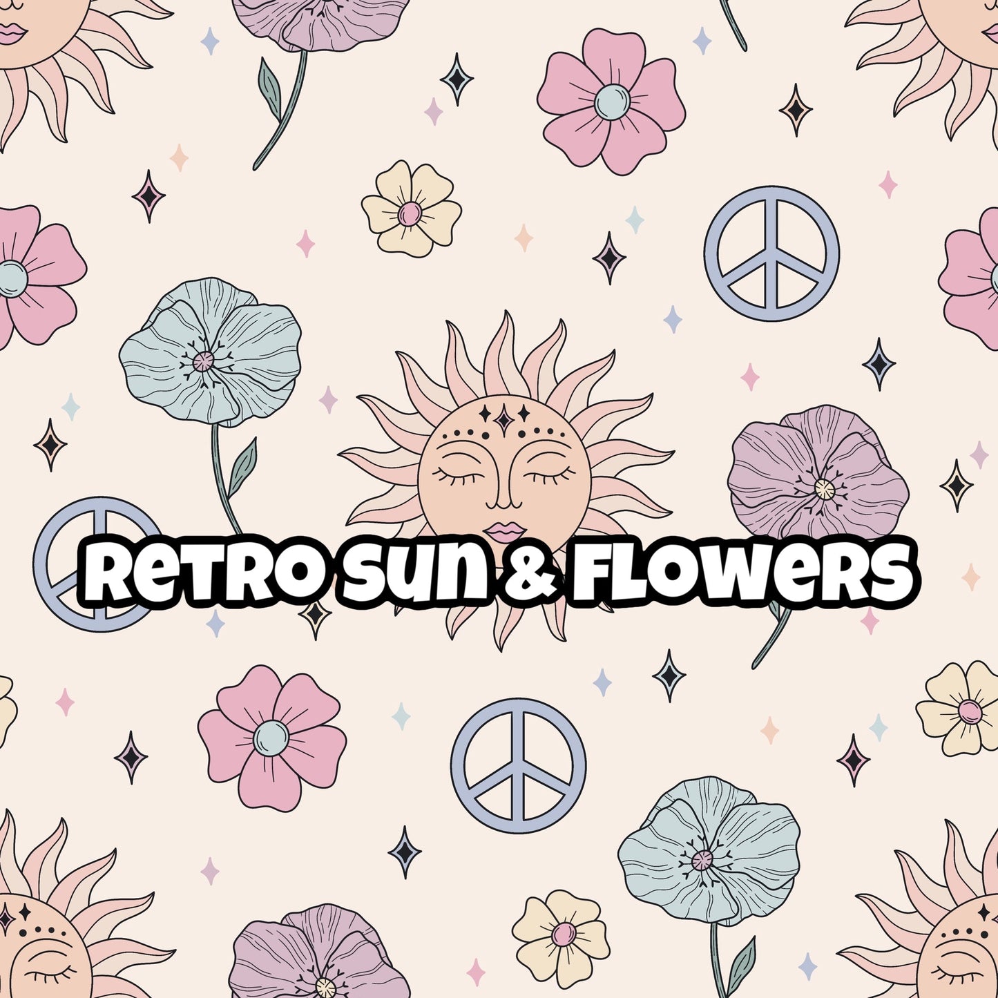 RETRO SUN & FLOWERS